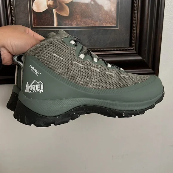 NWT REI Co-op Flash Hiking Boots Women's Dusty Olive/Gray - Picture 6 of 7